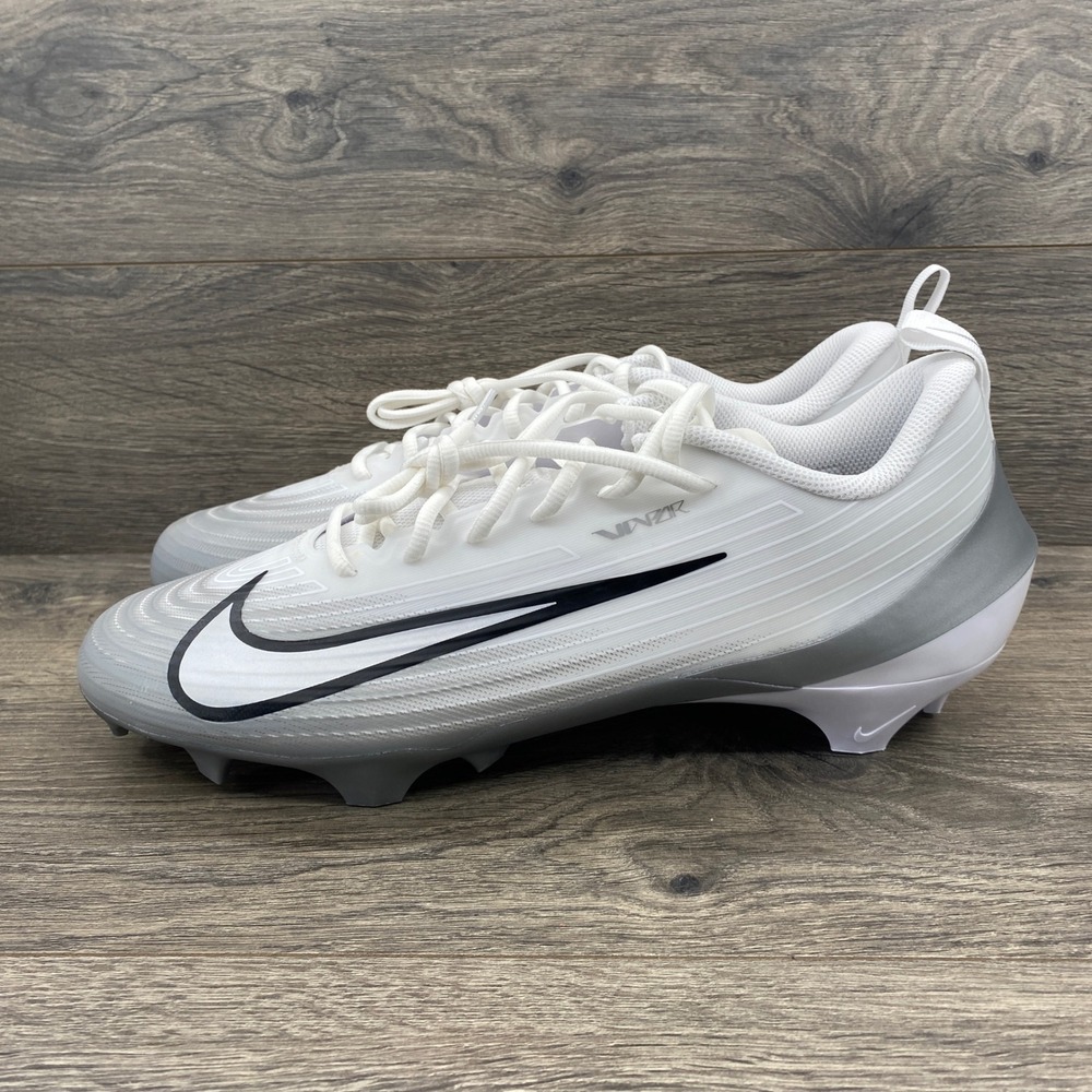 Nike Vapor Edge Speed 3 Football Cleats Mens 13 White Silver FB3303-100